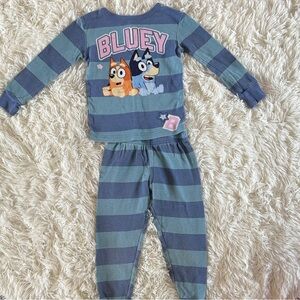 Bluey Pajamas  Striped Set, toddler 4t , unisex